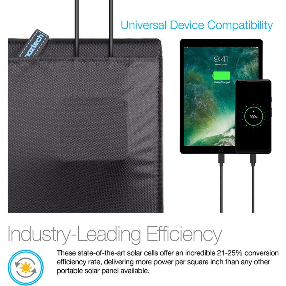 Naztech Dual USB Universal Solar Panel Charger