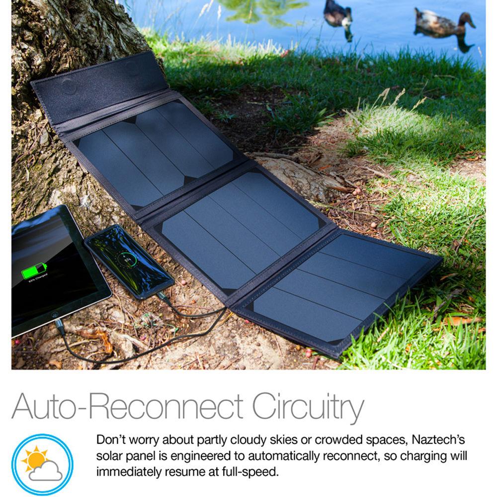 Naztech Dual USB Universal Solar Panel Charger