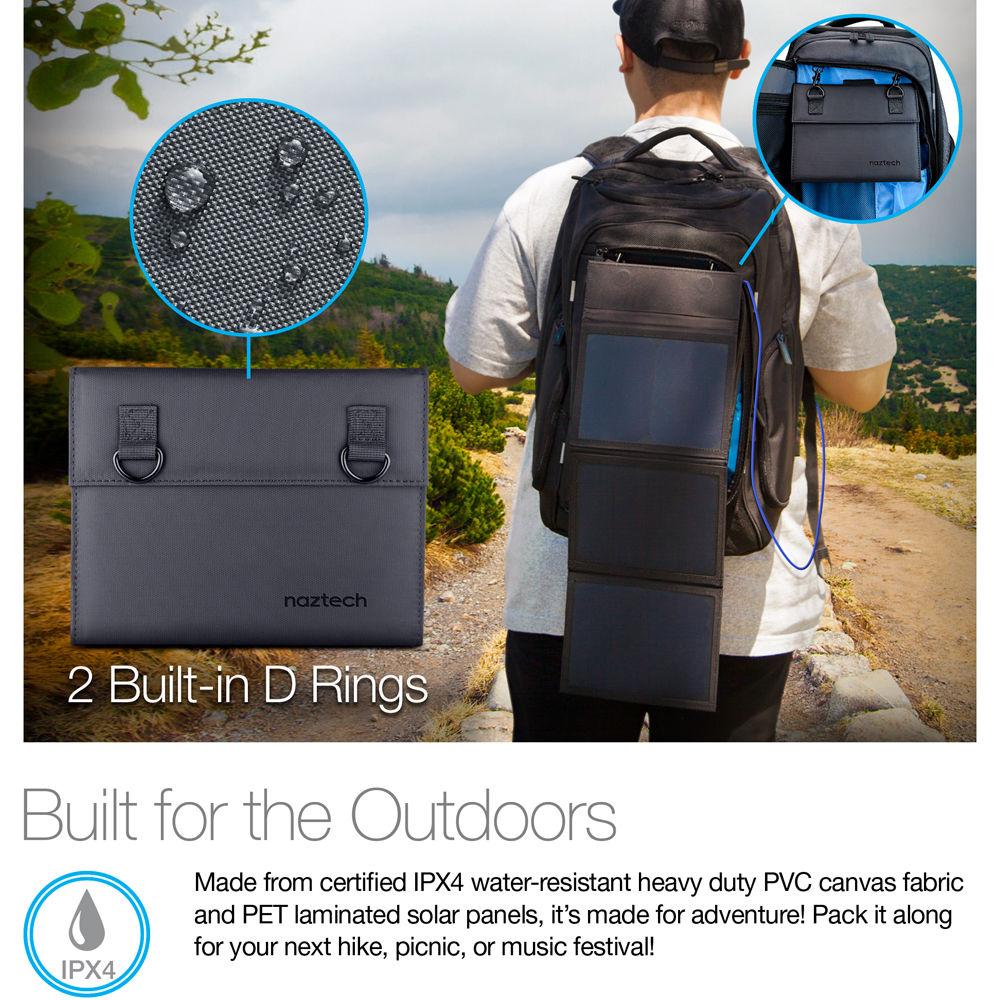 Naztech Dual USB Universal Solar Panel Charger