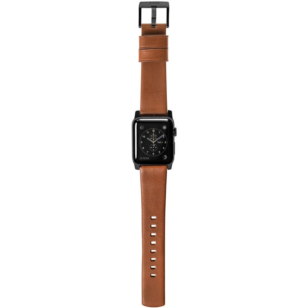 Nomad Leather Strap for 42mm 44mm Apple Watch