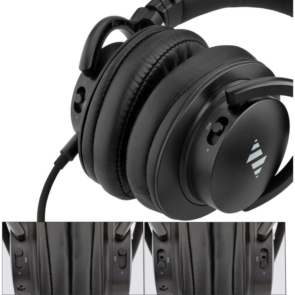 Polsen HPS-A40 Headphones with 3-Level Bass Adjustment