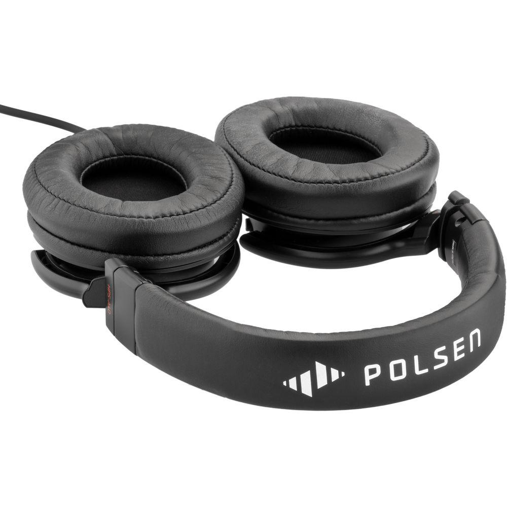 Polsen HPS-A40 Headphones with 3-Level Bass Adjustment