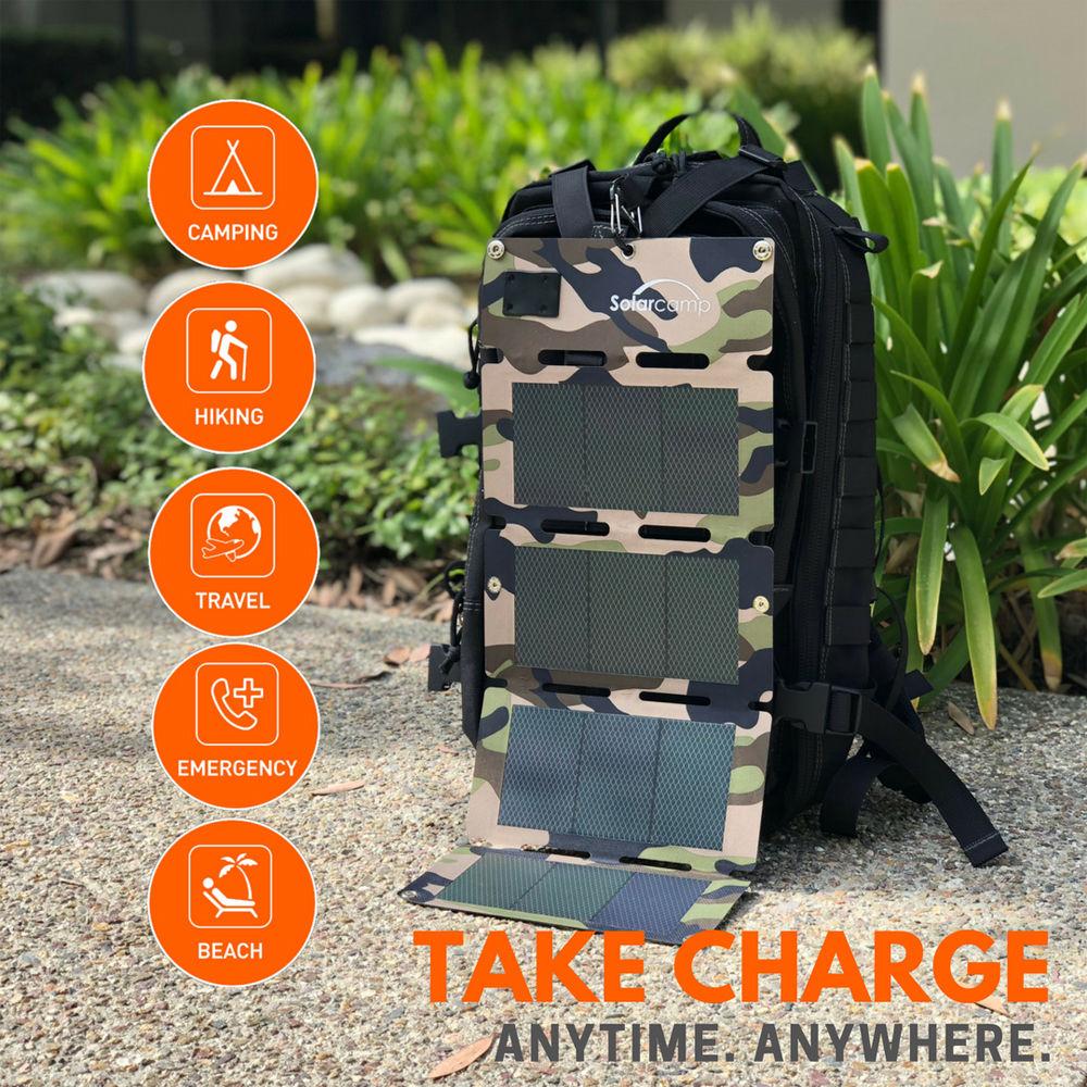 Solar Camp Solympic Camo 10W Solar Charger