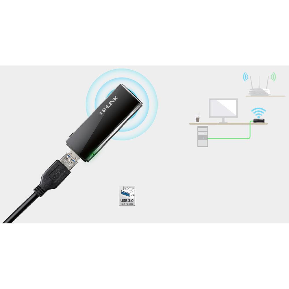 TP-Link ARCHER T4U V2 AC1300 Wireless Dual-Band USB 3.0 Adapter