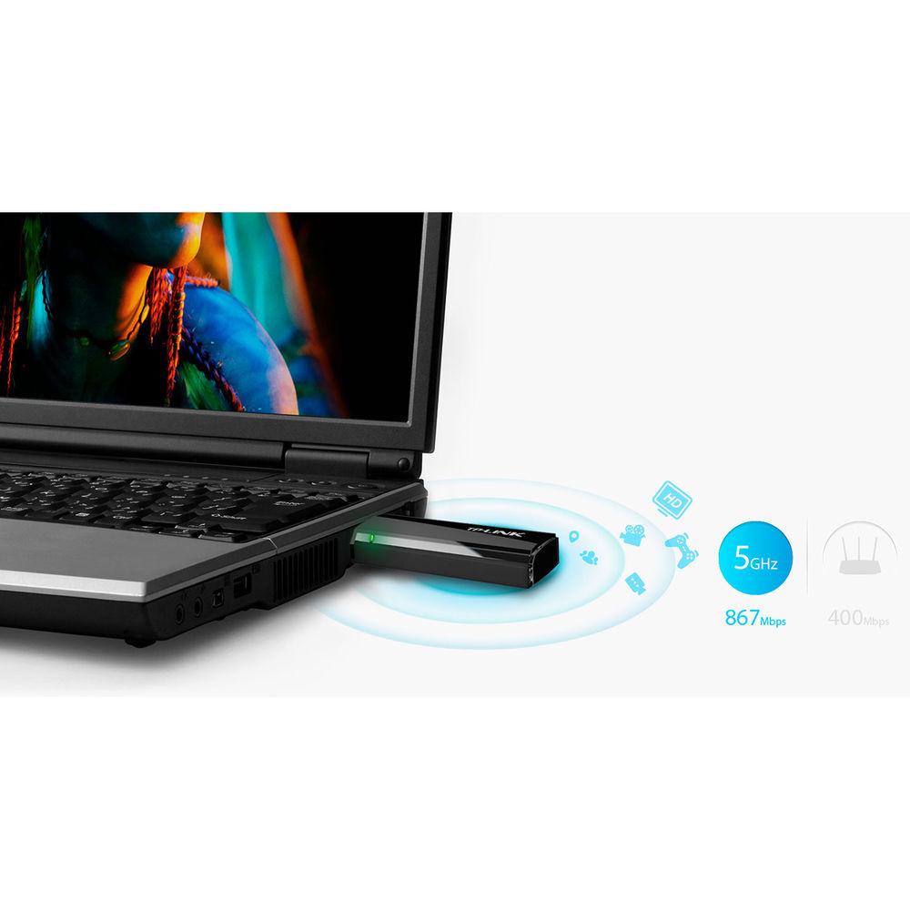 TP-Link ARCHER T4U V2 AC1300 Wireless Dual-Band USB 3.0 Adapter