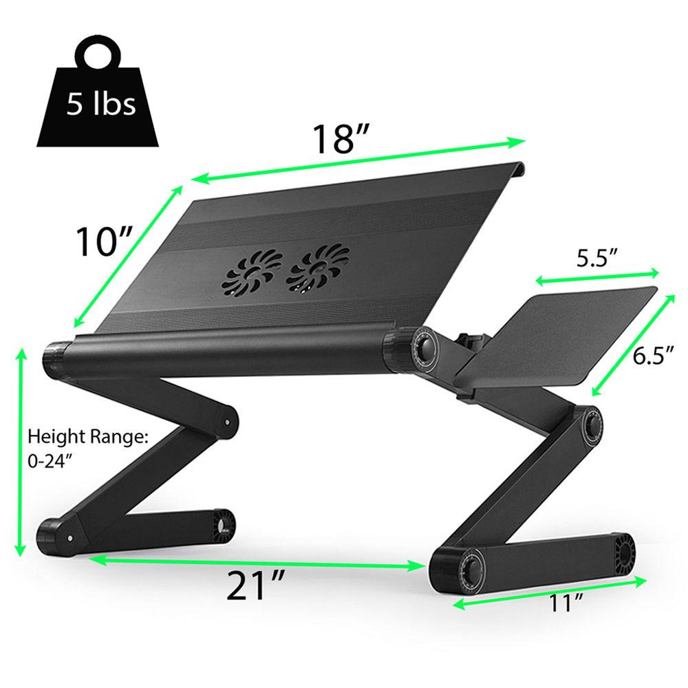 Uncaged Ergonomics Workez Cool Laptop Riser Lap Desk