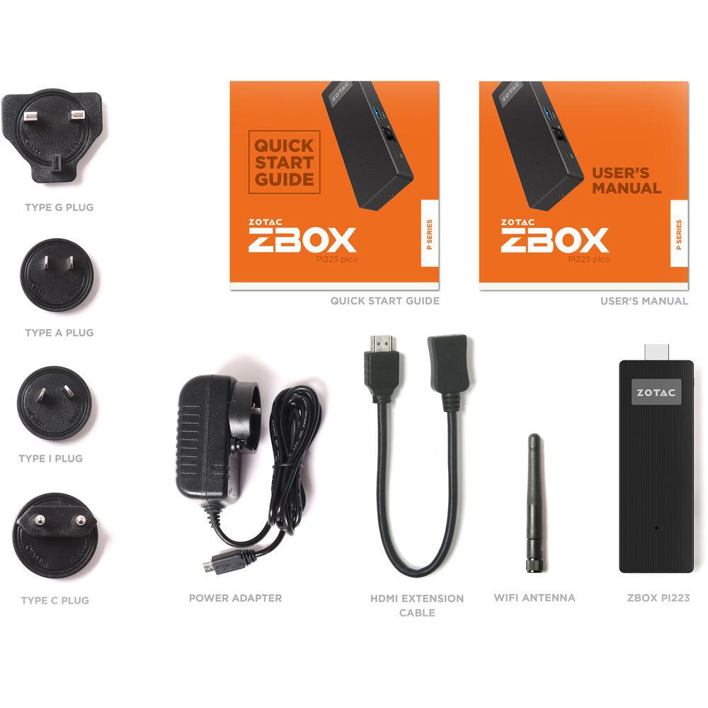 ZOTAC ZBOX PI223 Mini PC Stick