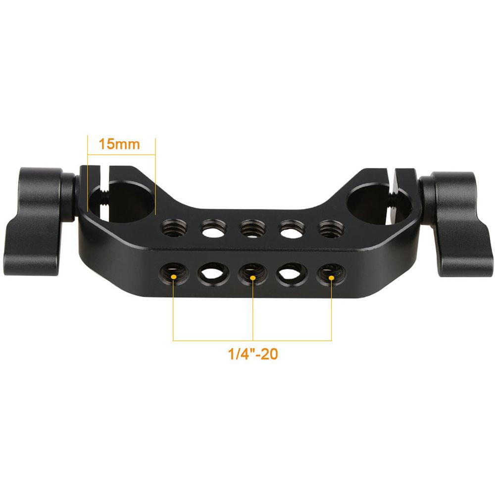 CAMVATE 15mm Rod Clamp for DSLR Cage Baseplate