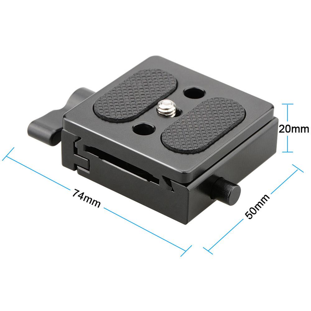 CAMVATE Arca-Style Quick Release Plate with QR Clamp