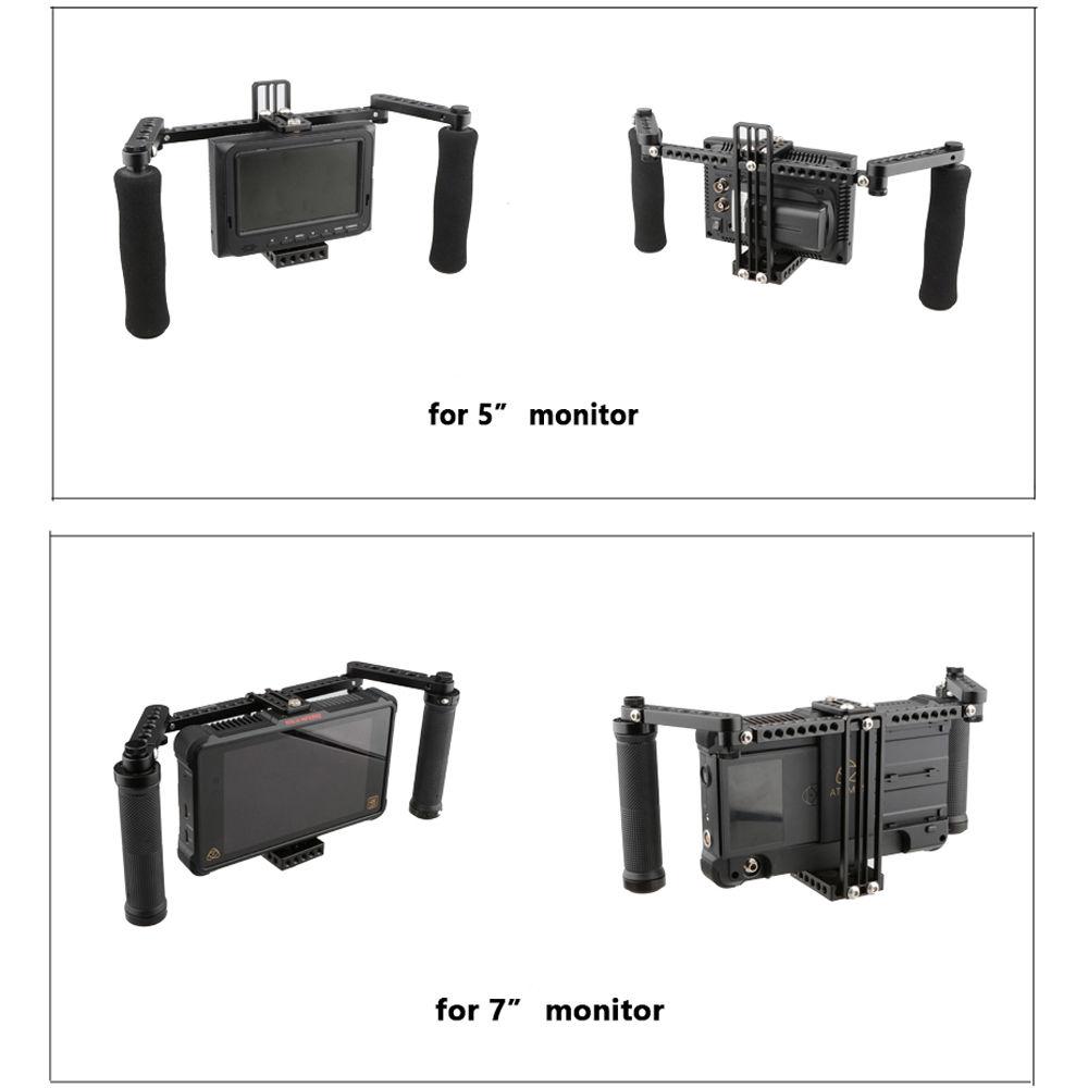 CAMVATE Concise Monitor Cage with Adjustable Sponge Handgrips