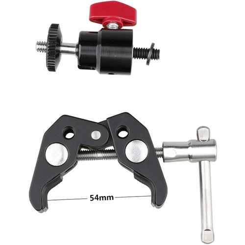 CAMVATE Crab Clamp with 360° Mini Ball Head