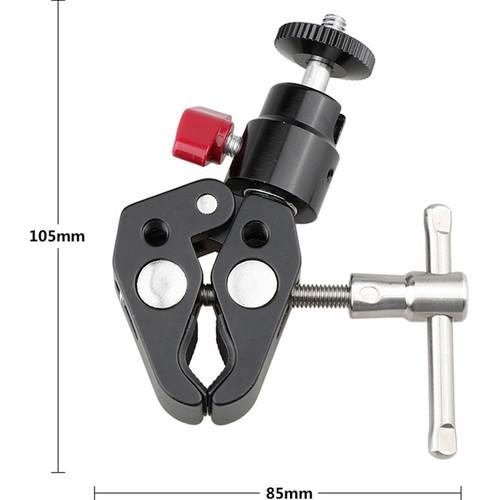 CAMVATE Crab Clamp with 360° Mini Ball Head