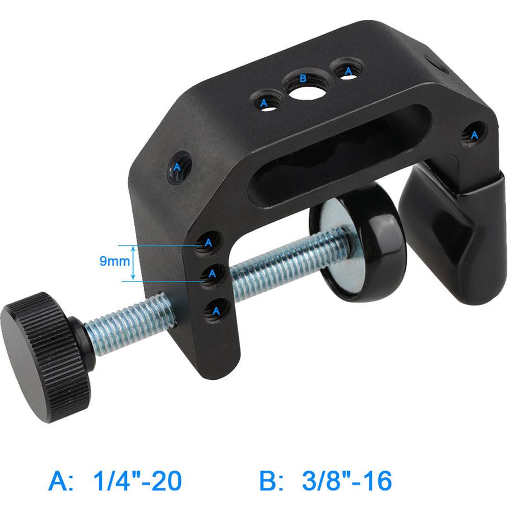 CAMVATE Universal C-Clamp with 1 4"-20 and 3 8"-16 Threads
