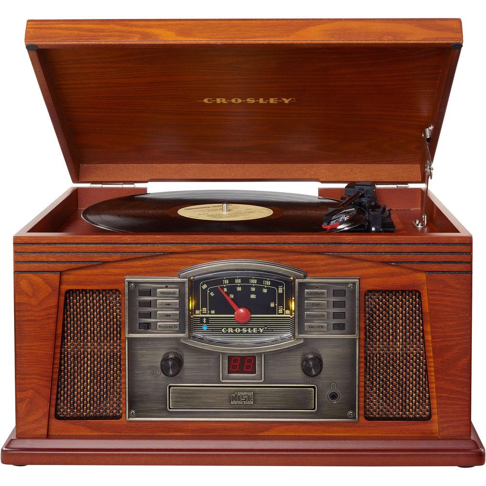 Crosley Radio Lancaster Entertainment Center with Bluetooth