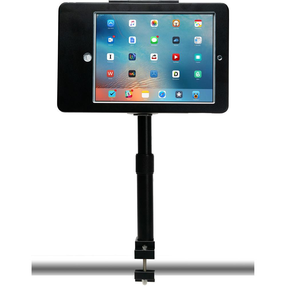 CTA Digital PAD-HATG9 Height-Adjustable, Tube-Grip Security Mount for iPad