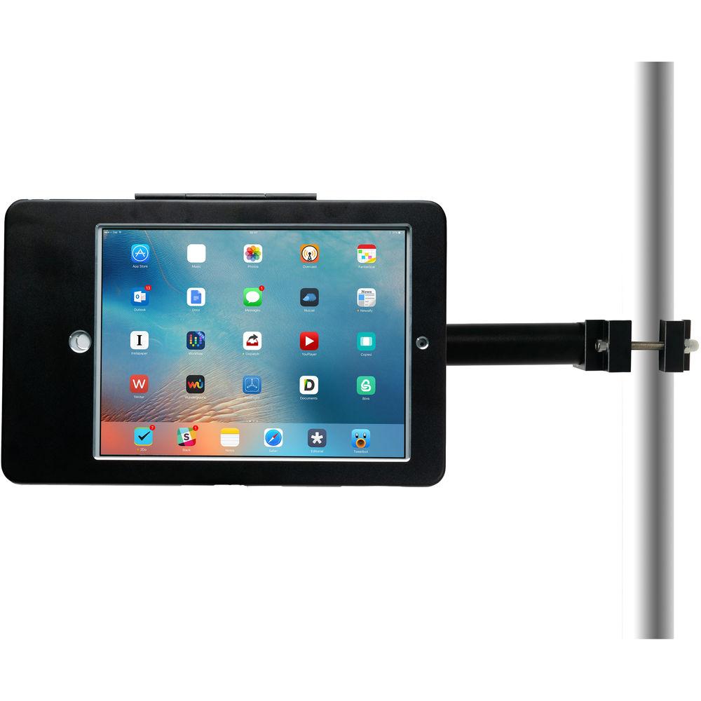 CTA Digital PAD-HATG9 Height-Adjustable, Tube-Grip Security Mount for iPad