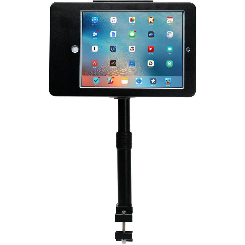CTA Digital PAD-HATG9 Height-Adjustable, Tube-Grip Security Mount for iPad