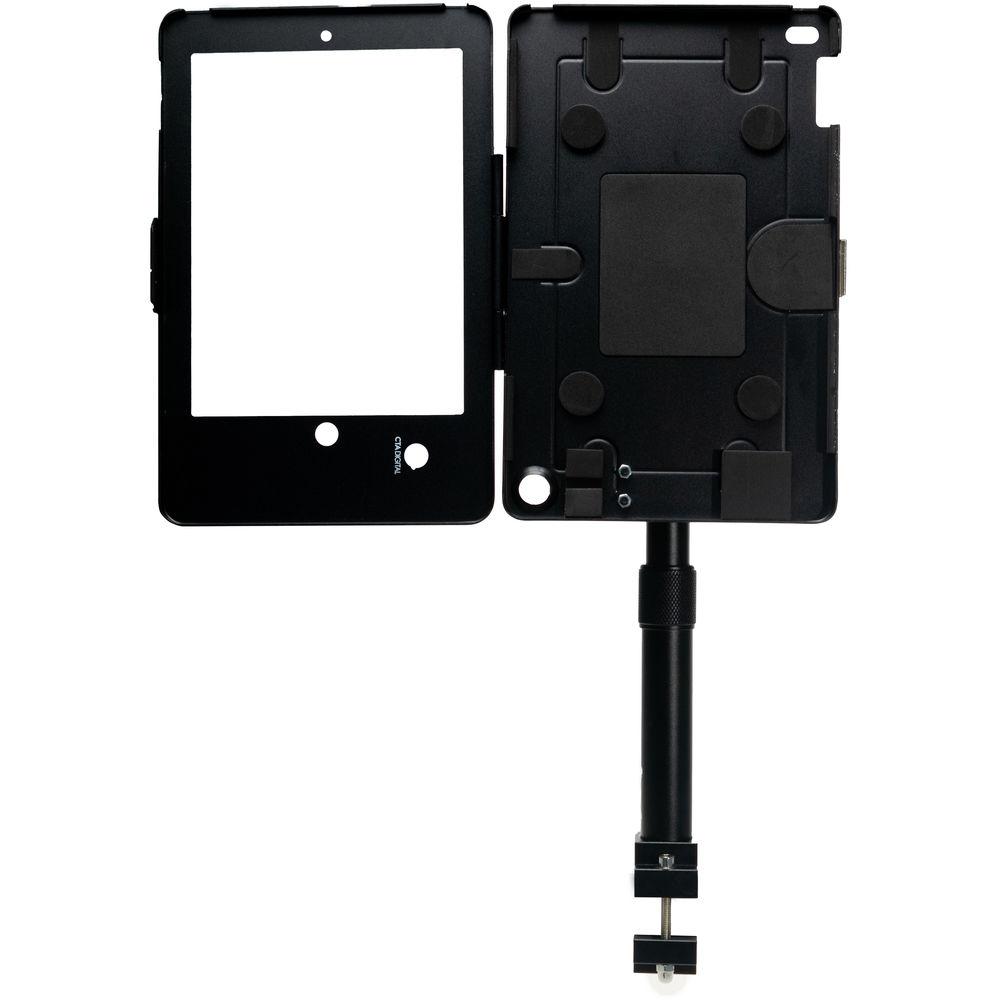 CTA Digital PAD-HATG9 Height-Adjustable, Tube-Grip Security Mount for iPad
