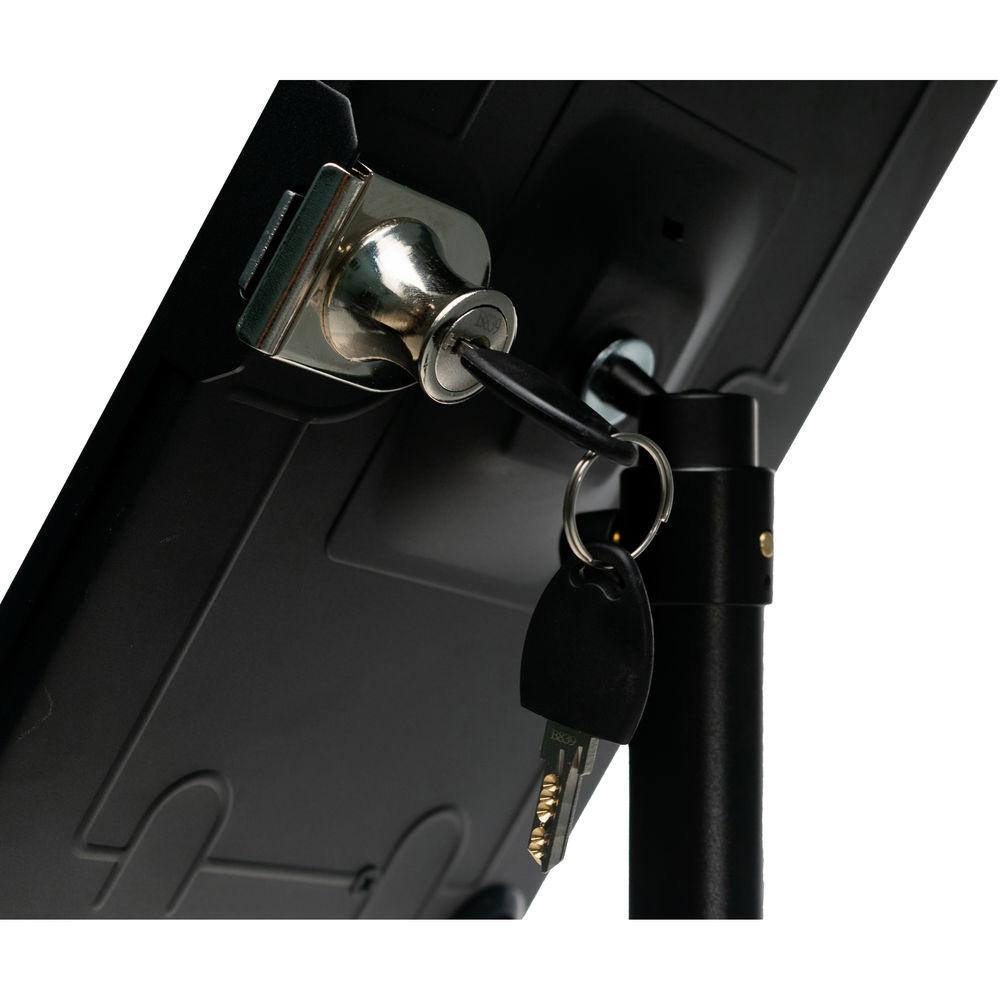 CTA Digital PAD-HATG9 Height-Adjustable, Tube-Grip Security Mount for iPad