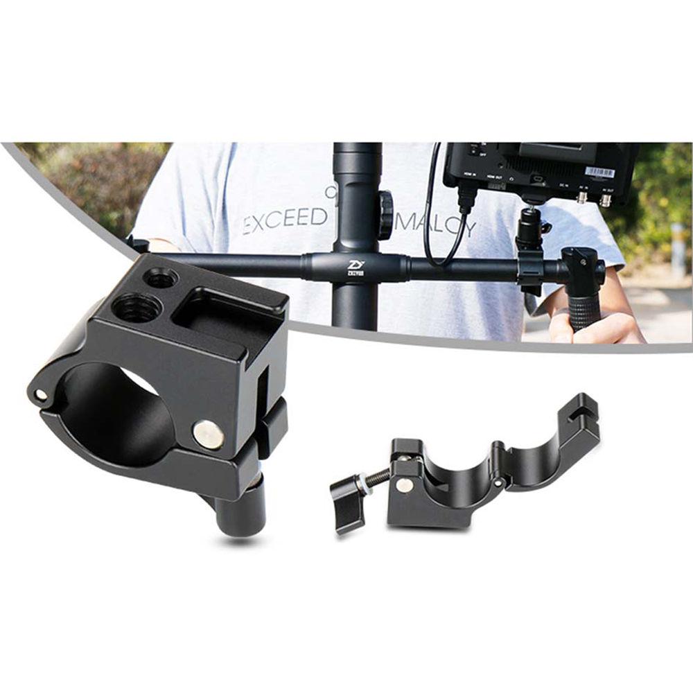 DigitalFoto Solution Limited 22mm Rod Diameter Clamp Holder with Cold Shoe Adapter for Zhiyun Crane 2 Gimbal