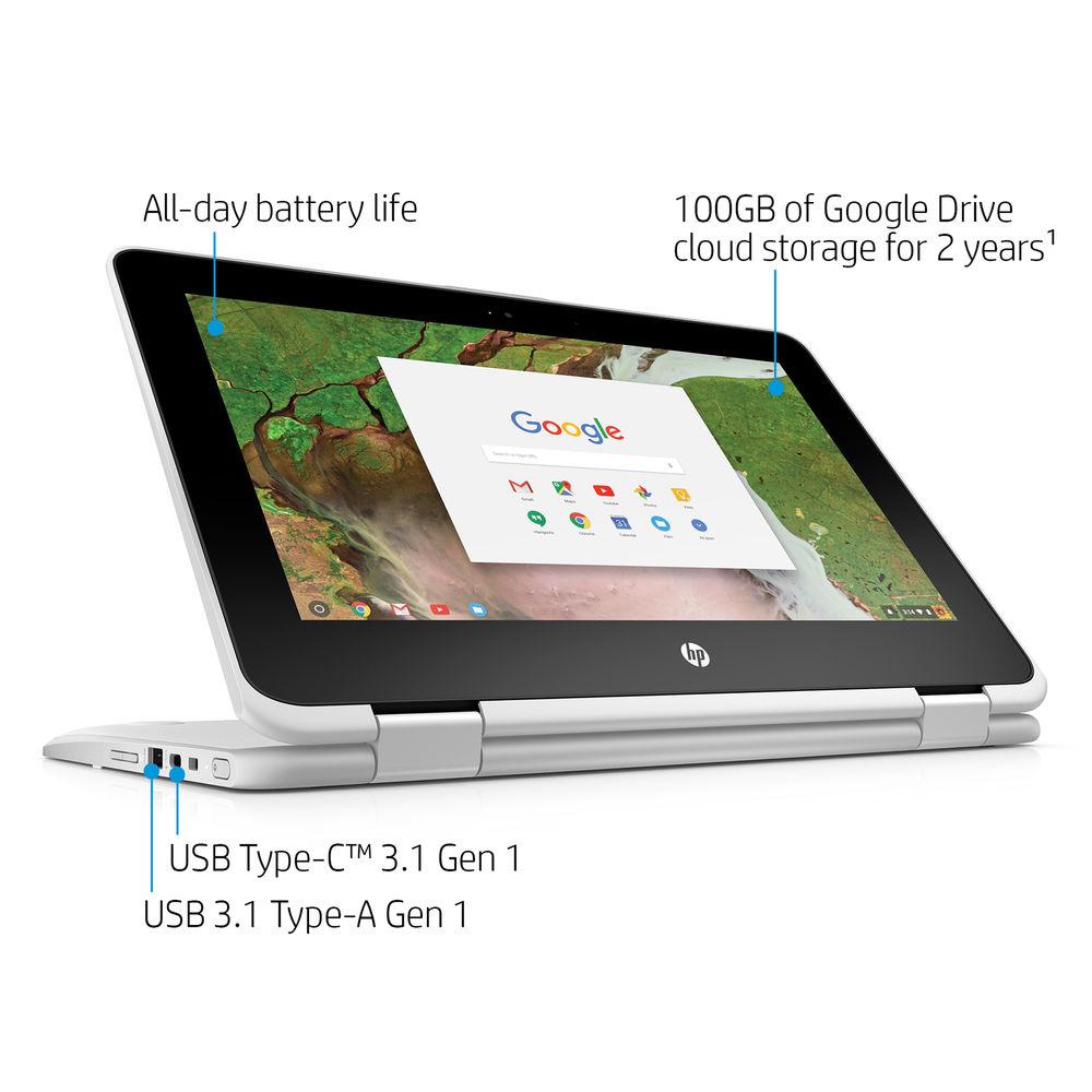 HP 11.6" 32GB Multi-Touch 2-in-1 Chromebook x360 11-ae110nr