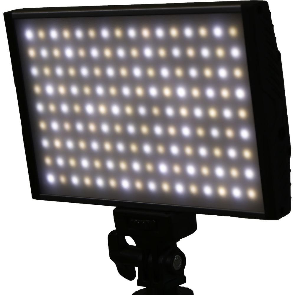Intellytech Nitro 15 Bi-Color 5.75 x 3.75" Bi-Color On-Camera LED Panel Light with Barndoors