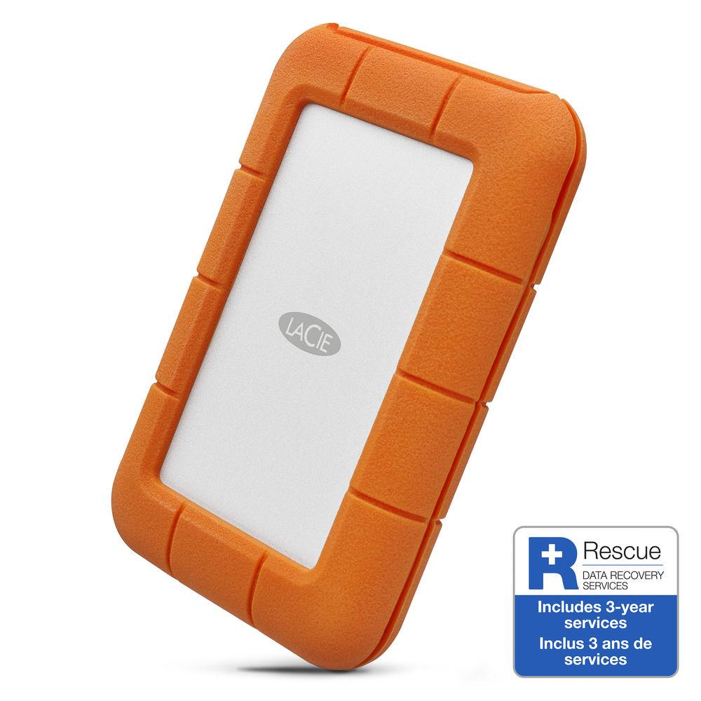 LaCie 1TB Rugged Thunderbolt External SSD with USB Type-C Port
