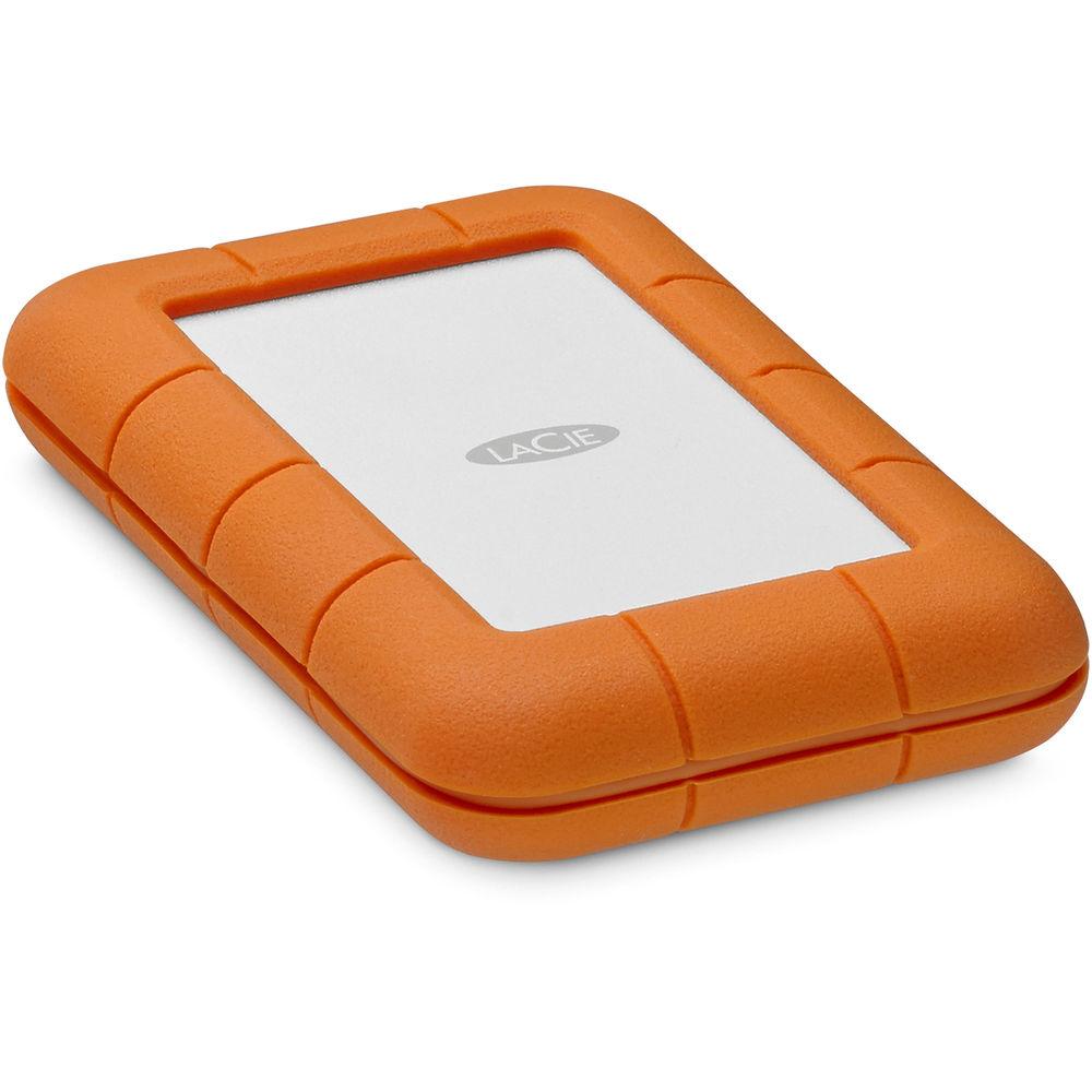 LaCie 1TB Rugged Thunderbolt External SSD with USB Type-C Port