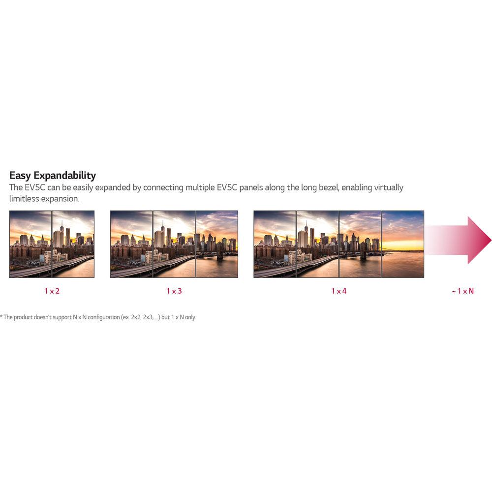 LG 65EV5C-2BO 65" UHD Video-Wall OLED Signage Display