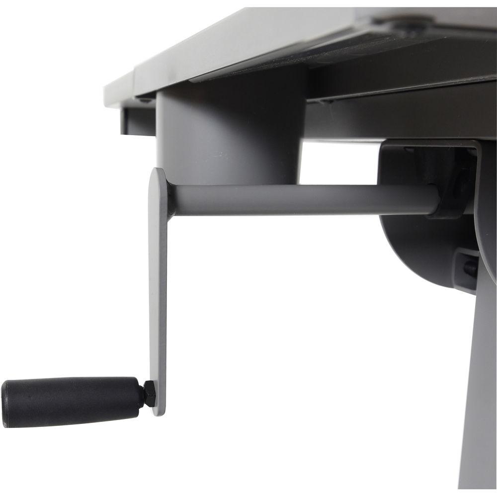 Luxor Student Sit Stand Desk with Crank Handle