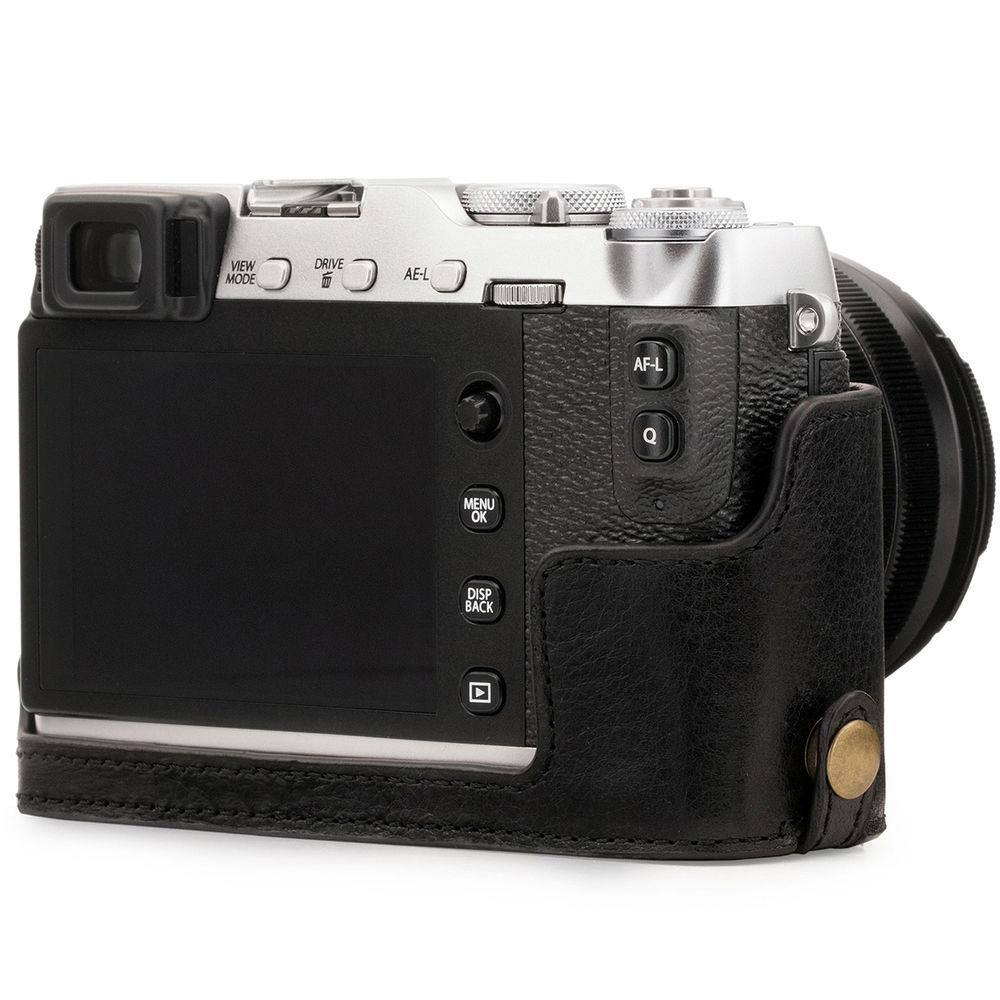 MegaGear Ever Ready Leather Half Case and Strap for Fujifilm X-E3