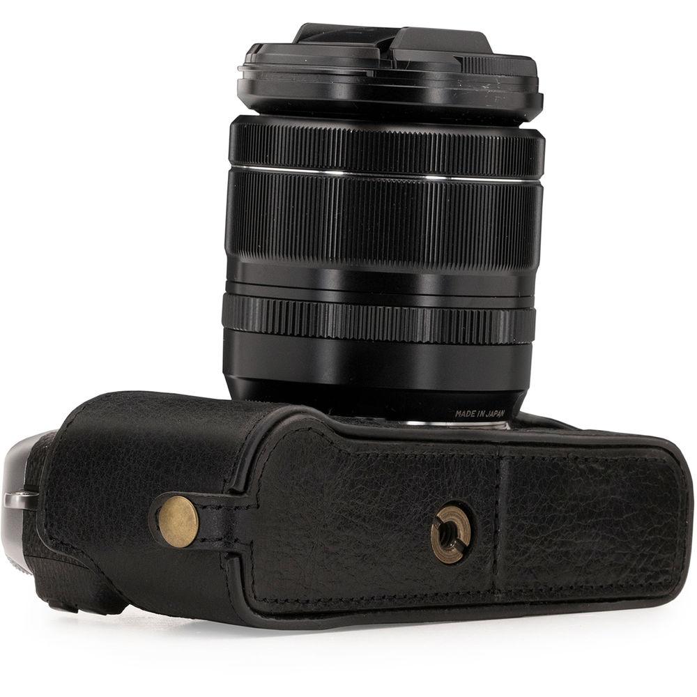 MegaGear Ever Ready Leather Half Case and Strap for Fujifilm X-E3