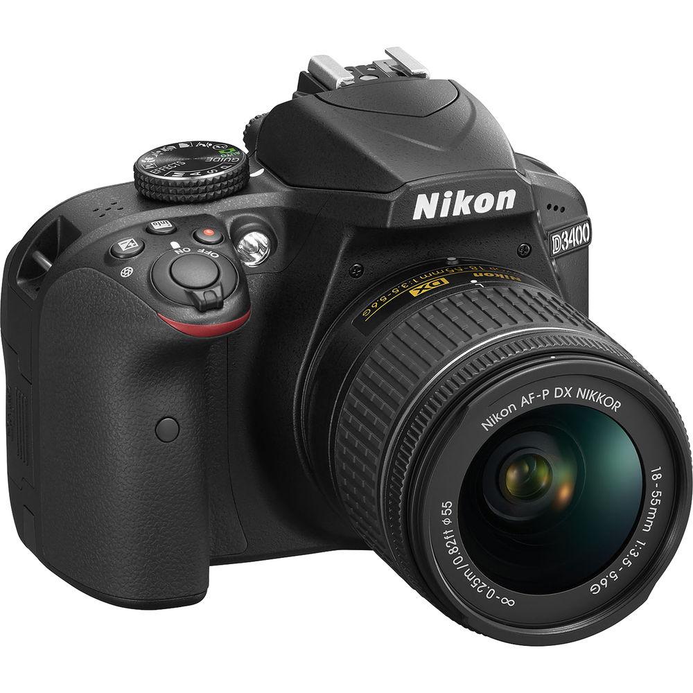 Nikon D3400 DSLR Camera with 18-55mm and 70-300mm Lenses