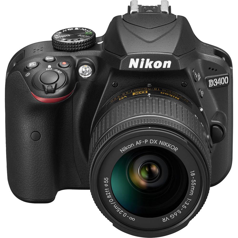 Nikon D3400 DSLR Camera with 18-55mm and 70-300mm Lenses