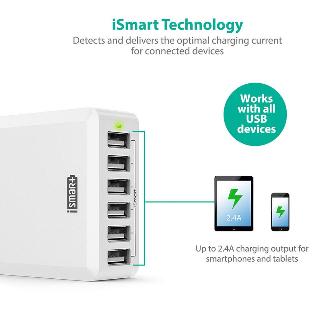 RAVPower 6-Port USB Charging Station