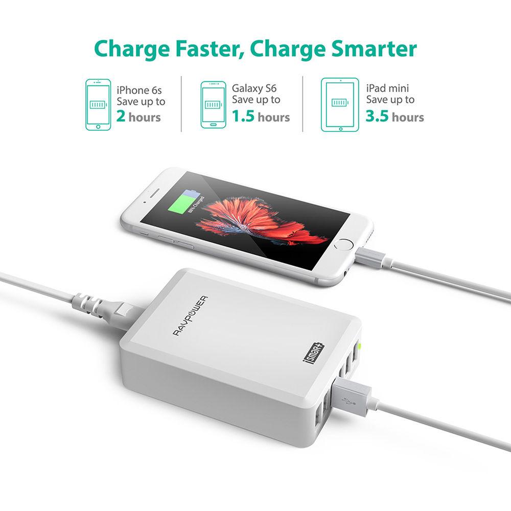 RAVPower 6-Port USB Charging Station