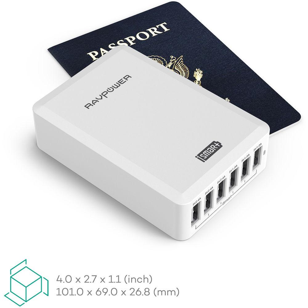 RAVPower 6-Port USB Charging Station