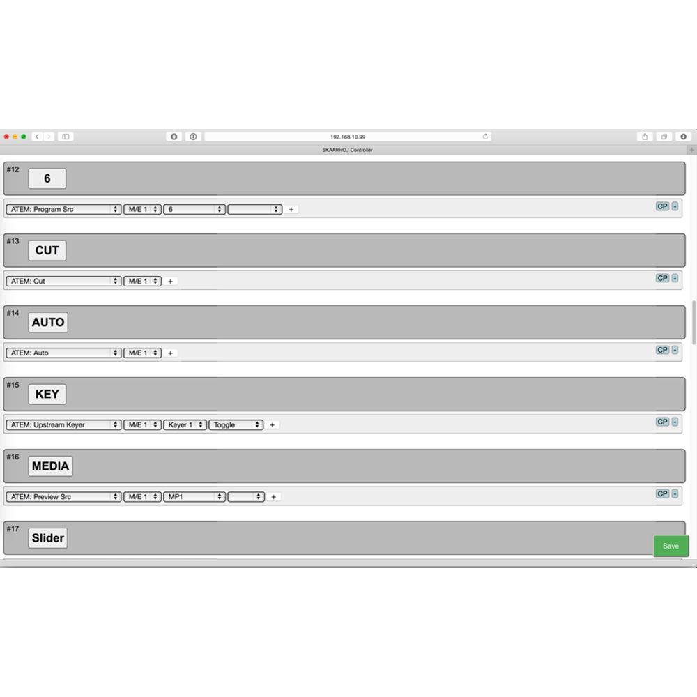 SKAARHOJ E21-TVS MII Pocket Controller with Optional GPI
