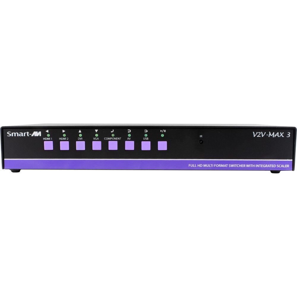 Smart-AVI 8-Port Full HD Automatic Switcher with Integrated Scaler