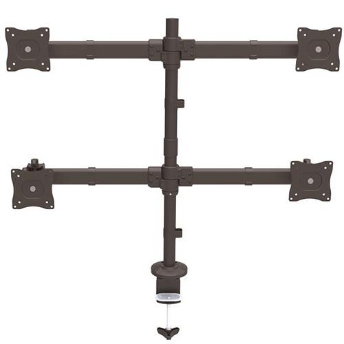 StarTech Desk Mount Steel Quad Monitor Arm for 13" to 27" Monitors