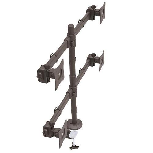 StarTech Desk Mount Steel Quad Monitor Arm for 13" to 27" Monitors