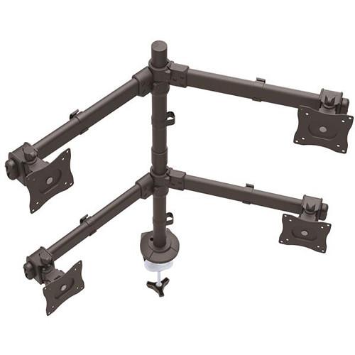 StarTech Desk Mount Steel Quad Monitor Arm for 13" to 27" Monitors