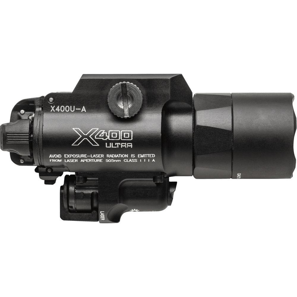SureFire X400UH-A-RD Ultra LED Weaponlight with Red Aiming Laser