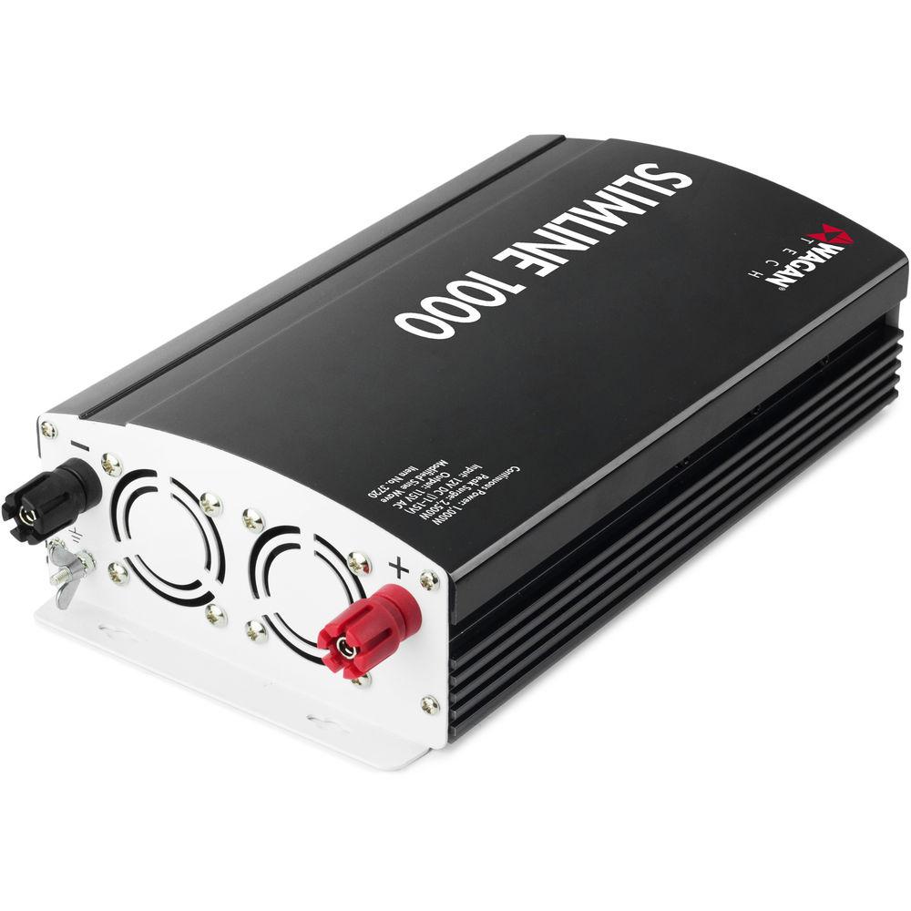 WAGAN SlimLine 1000W 12 VDC to 115 VAC Power Inverter