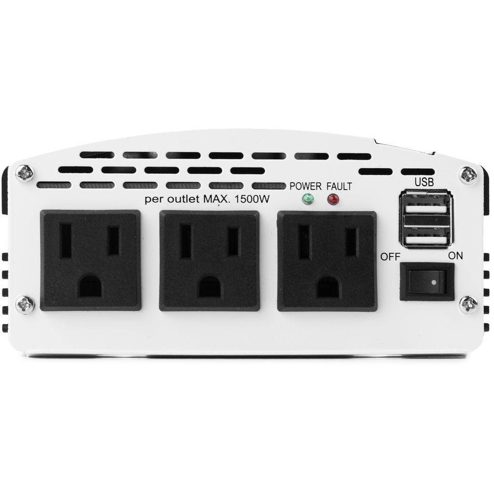 WAGAN SlimLine 1000W 12 VDC to 115 VAC Power Inverter