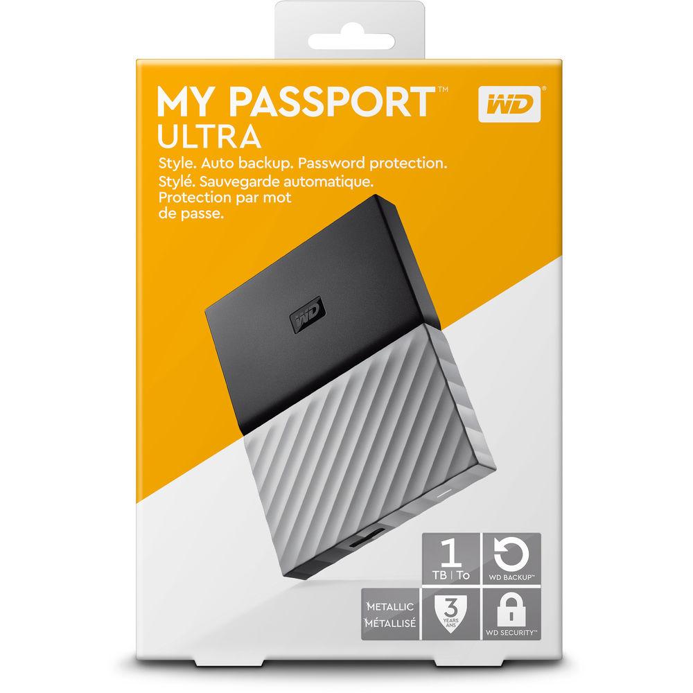 WD 1TB My Passport Ultra USB 3.0 External Hard Drive