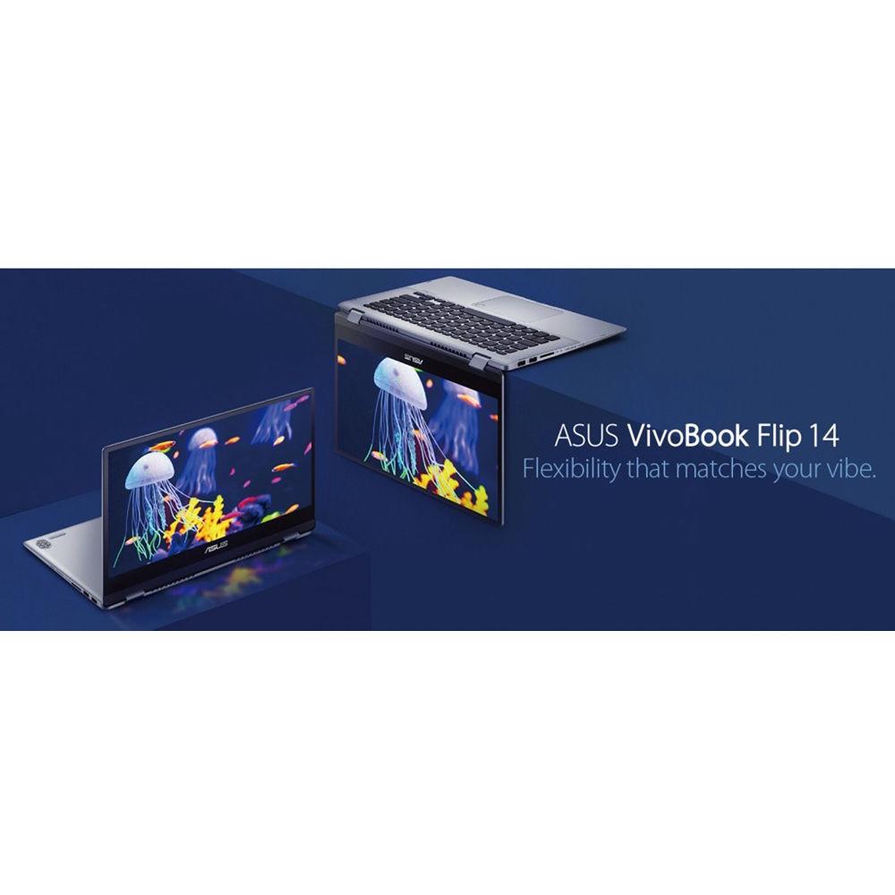 ASUS 14" VivoBook Flip 14 Multi-Touch 2-in-1 Laptop