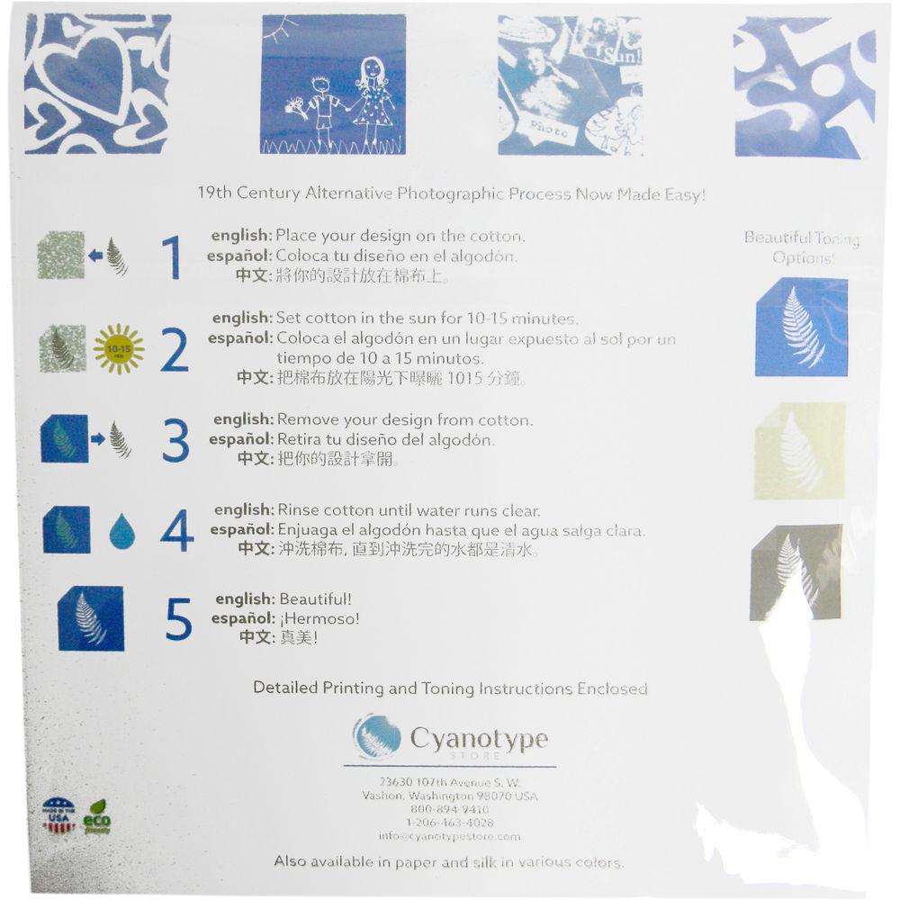 Cyanotype Store Cyanotype Cotton Squares