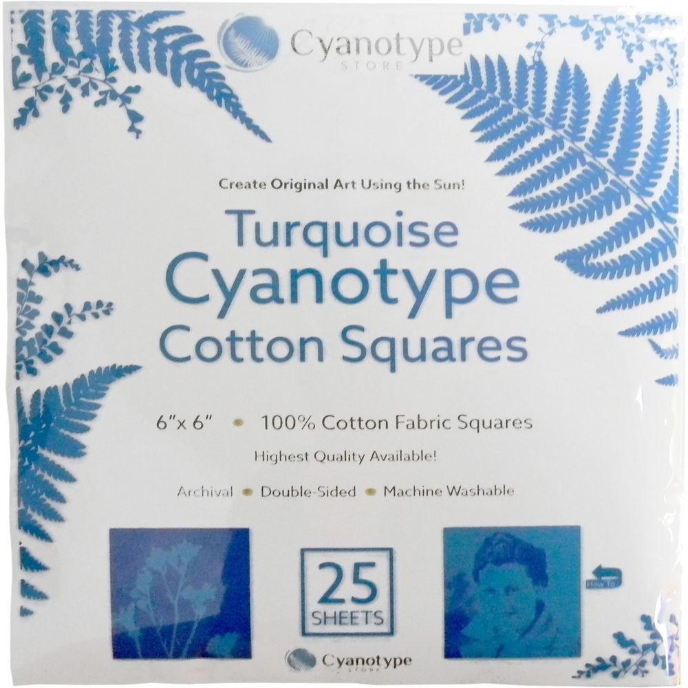 Cyanotype Store Cyanotype Cotton Squares - 6 x 6"