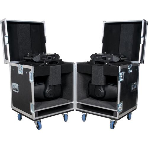 Elation Professional Dual Touring Road Case for Two Satura Profile Moving Heads
